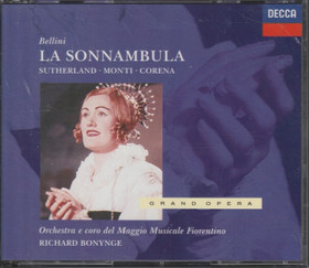 Bellini / Sutherland / Monti / Bonynge: La Sonnambula 2CD (Käyt)