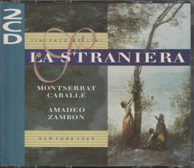 Bellini / Montserrat Caballé / Amadeo Zambón: La Straniera 2CD (Käyt)