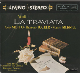 Verdi / Moffo / Tucker / Merill / Previtali: La Traviata 2CD (Käyt)