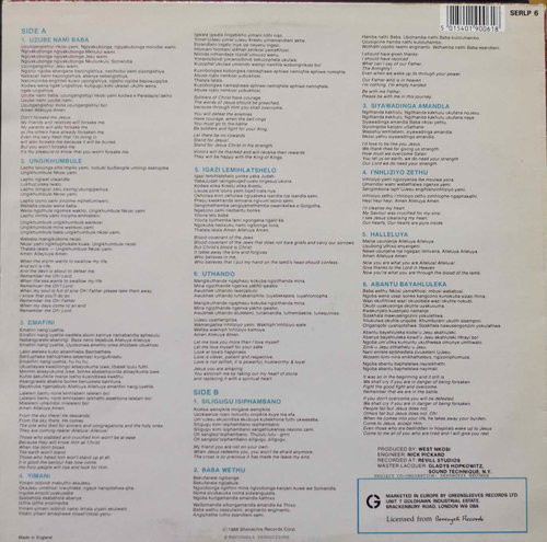 Ladysmith Black Mambazo: Umthombo Wamanzi LP (Käyt)
