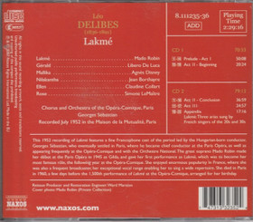 Delibes / Robin / De Luca / Disney / Sébastian: Lakmé 2CD (Käyt)