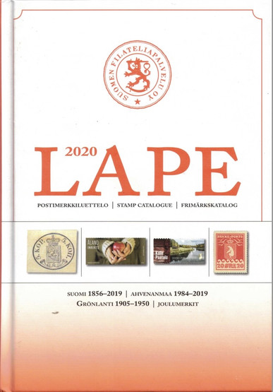 Lape-postimerkkiluettelo K3+ (Käyt)