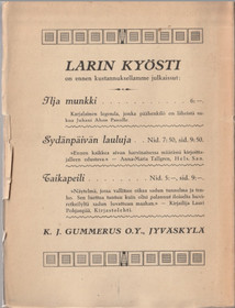 Larin-Kyösti: Pilan pippuria ja ivan suolaa K3 (Käyt)