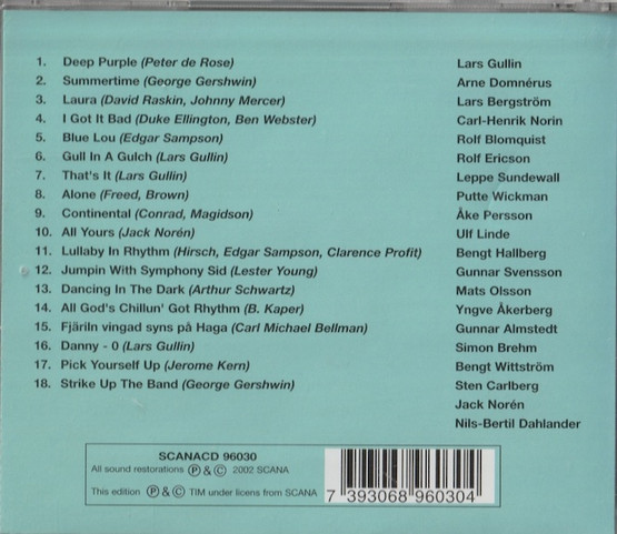 Lars Gullin: Jazz I Blåton CD (Käyt)