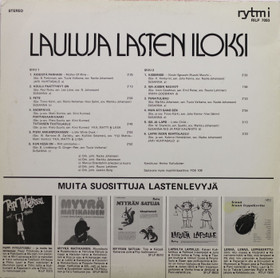 V/A: Lauluja lasten iloksi LP (Käyt)