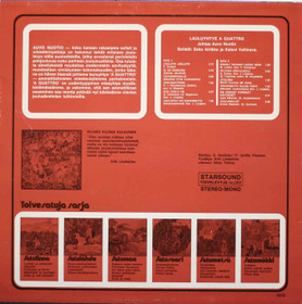 Lauluyhtye A Quattro: Jouluyö juhlayö LP (Käyt)