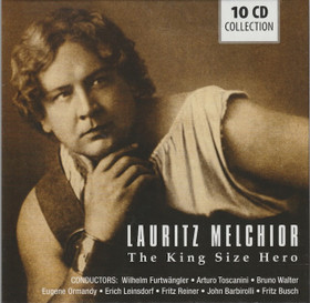 Lauritz Melchior: The King Size Hero 10CD Box (Käyt)