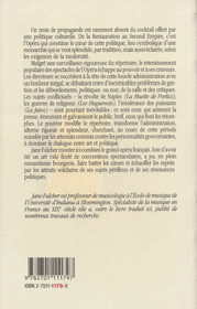 Jane Fulcher: Le Grand opéra en France: Un art politique 1820-1870 K3+