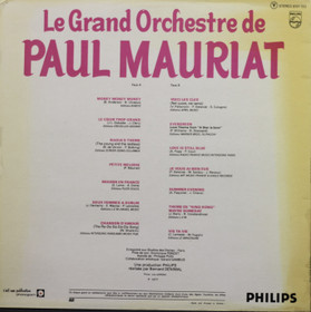 Le Grand Orchestre De Paul Mauriat: Chanson D'Amour LP (Käyt)