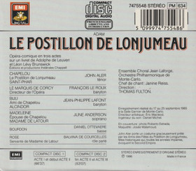 Adam / Aler / Anderson /Fulton: Le Postillon de Lonjumeau 2CD Box Käyt