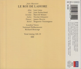 Massenet / Sutherland / Lima / Bonynge: Le Roi de Lahore 2CD (Käyt)
