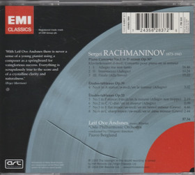 Rahmaninov / Andsnes / Berglund: Piano Concerto No. 3 etc. CD (Käyt)