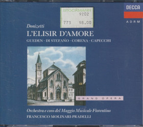 Donizetti / Güden / Molinari-Pradelli: L'Elisir D'Amore 2CD (Käyt)