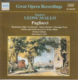 Leoncavallo / Gigli / Pacetti / Basiola / Ghione: Pagliacci CD (Käyt)