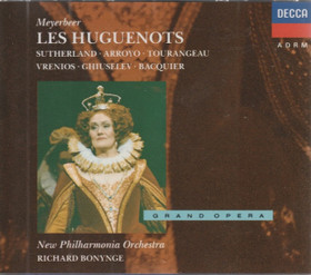 Meyerbeer / Richard Bonynge: Les Huguenots 2CD (Käyt)