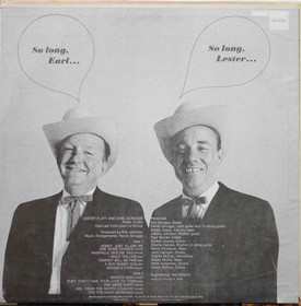 Lester Flatt & Earl Scruggs: Final Fling - One Last Time LP (Käyt)
