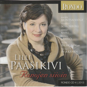 Lilli Paasikivi: Runojen siivin CD - Rondo CD 4 / 2013. CD (Käyt)