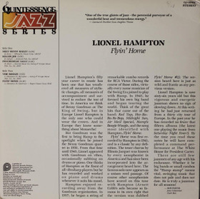 Lionel Hampton: Flyin' Home LP (Käyt)