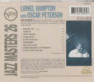 Lionel Hampton With Oscar Peterson: Verve Jazz Masters 26. CD (Käyt)