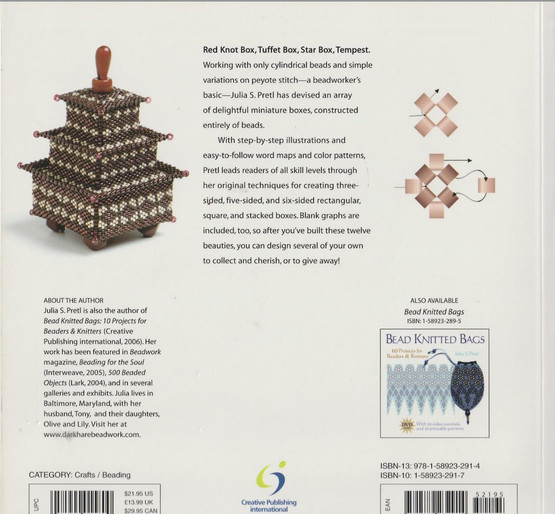 Julia Pretl: 12 Miniature Containers Built with Beads K3 (Käyt)