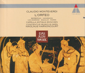 Monteverdi / Berberian / Hansmann /Harnoncourt: L'Orfeo 2CD Box (Käyt)