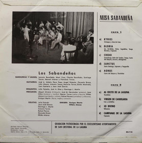 Los Sabandeños: Misa Sabandeña LP (Käyt)