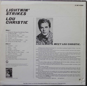 Lou Christie: Lightnin' Strikes LP (Käyt)
