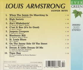 Louis Armstrong: Super Hits CD (Käyt)