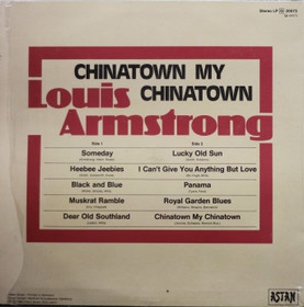 Louis Armstrong: Chinatown My Chinatown LP (Käyt)