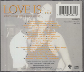 V/A: Love Is ... 18 Love Songs With A Touch Of Soul. CD (Käyt)