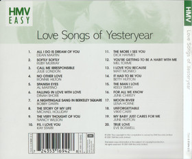 V/A: The Love Songs of Yesteryear collection CD (Käyt)