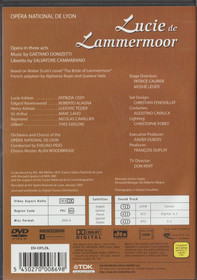 Donizetti / Ciofi / Alagna / Pido: Lucie de Lammermoor DVD (Käyt)