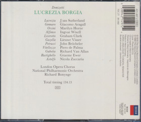 Donizetti / Richard Bonynge: Lucrezia Borgia 2CD (Käyt)