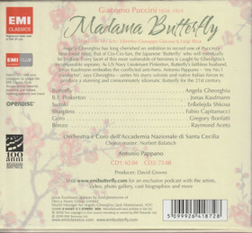 Puccini / Gheorghiu / Kaufmann /Pappano: Madama Butterfly 2CD Box Käyt