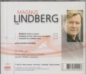 Magnus Lindberg /  Sakari Oramo: Sculpture / Campana In Aria CD (Käyt)