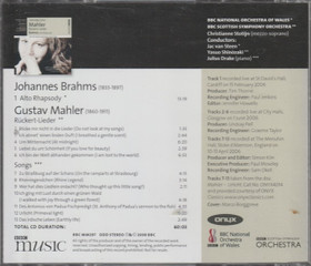 Mahler: Rückert-Lieder / Alto Rhapsody CD (Käyt)