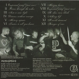 Malefice: Entities CD (Käyt. Promo)