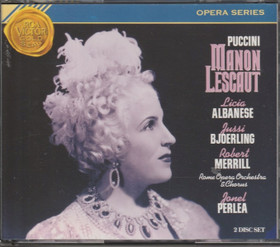 Puccini / Albanese / Björling / Perlea: Manon Lescaut CD Box (Käyt)
