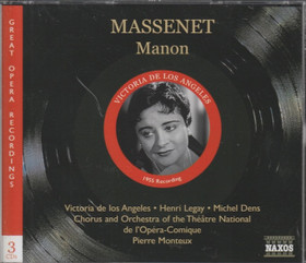 Massenet / De Los Angeles / Legay / Dens / Monteux: Manon 3CD (Käyt)
