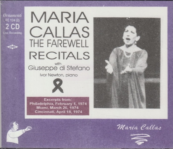 Maria Callas: The Farewell Recifals 2CD (Käyt)