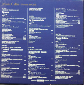 Maria Callas: Portrait In Gold Vol: 1 (Käyt. 5LP Box)