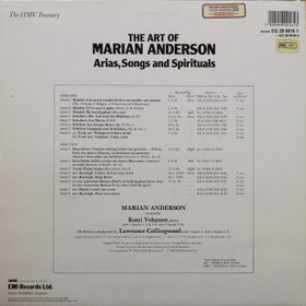 Marian Anderson: The Art Of Marian Anderson LP (Käyt)