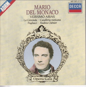 Mario del Monaco: Verismo Arias CD (Käyt)