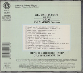 Éva Marton / Munich Radio Orchestra / Patanè: Puccini Arias CD (Käyt)