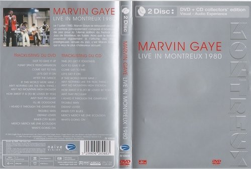 Marvin Gaye: Live In Montreux 1980 DVD+CD (Käyt)