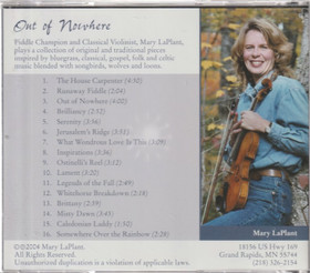 Mary LaPlant: Out of Nowhere CD (Käyt)
