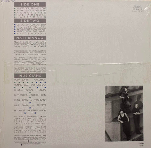 Matt Bianco: Whose Side Are You On LP (Käyt)