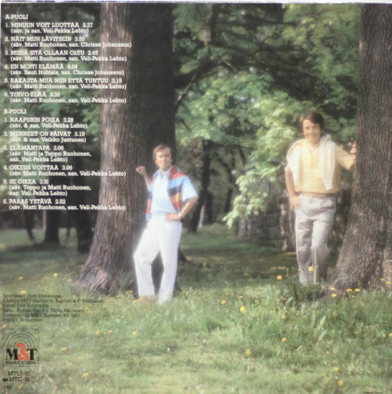 Matti & Teppo: Minuun voit luottaa LP (Käyt)