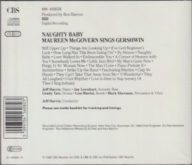 Maureen McGovern: Naughty Baby-Maureen McGovern Sings Gershwin CD Käyt