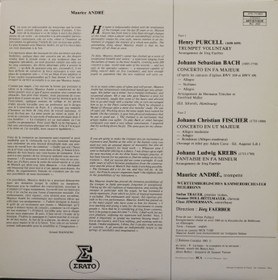 Maurice André: Trumpet Voluntary LP (Käyt)